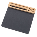 Ver imagem 1 de Mouse Pad Bambu com Suporte para Celular e Porta Canetas