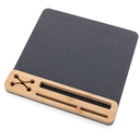 Ver imagem 2 de Mouse Pad Bambu com Suporte para Celular e Porta Canetas