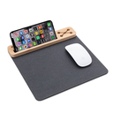 Ver imagem 4 de Mouse Pad Bambu com Suporte para Celular e Porta Canetas