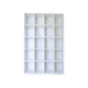 Ver imagem 7 de Armário Colmeia 20 Nichos Expositor Livreiro Expositor Multiuso Organizador Guarda Roupas Branco