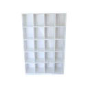 Ver mais imagens de Armário Colmeia 20 Nichos Expositor Livreiro Expositor Multiuso Organizador Guarda Roupas Branco