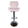 Banqueta Alta Bar Giratória Cozinha Lady Rosa - 1