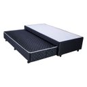 Ver imagem 2 de Bicama Box Mega Black com Auxiliar em Molas Superlastic - 078x188 - Solteiro