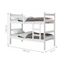 Ver imagem 3 de Beliche Otto Infantil com Colchões Branco