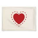 Ver imagem 1 de Lugar Americano com Estampa de Coração - Romântico e Sofisticado - 37x50cm