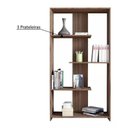 Ver imagem 4 de Estante Livreiro 3 Prateleiras Office Appunto Castanho