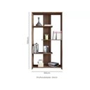 Ver imagem 3 de Estante Livreiro 3 Prateleiras Office Appunto Castanho