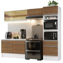 Ver imagem 3 de Armário de Cozinha Completa 260cm Branco/Rustic Diamante Madesa 02