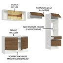 Ver imagem 5 de Armário de Cozinha Completa 260cm Branco/Rustic Diamante Madesa 02