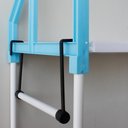 Ver imagem 2 de Estante Rack Desmontavel 3 Prateleiras Portatil para Banheiro Lavanderia Vaso Sanitario Toalhas Aces