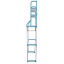 Ver imagem 4 de Estante Rack Desmontavel 3 Prateleiras Portatil para Banheiro Lavanderia Vaso Sanitario Toalhas Aces