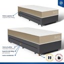 Ver imagem 5 de Cama Box com Colchão de Espuma D33 Double Face Belin + Auxiliar de Espuma Unique Solteiro 88cm