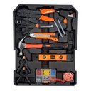 Ver imagem 6 de Carrinho Ferramentas 165 Peças Maleta Alumínio Cromo Vanadium Rodinhas Alicate Soquetes Bits Allen C