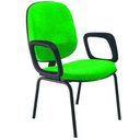 Ver imagem 1 de Cadeira com Braços Diretor para Escritório Linha Uno Verde