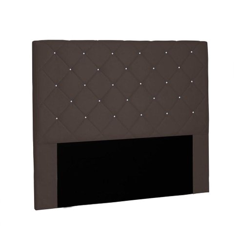 Cabeceira Tania Cama Box King 195 Cm Café