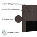 Ver imagem 3 de Cabeceira Tania Cama Box King 195 Cm Café