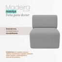 Ver mais imagens de Poltrona Decorativa Zoe Orgânica para Sala Recepção Hall Moderna Minimalista Bouclé Premium Luxo