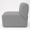 Ver imagem 2 de Poltrona Decorativa Zoe Orgânica para Sala Recepção Hall Moderna Minimalista Bouclé Premium Luxo