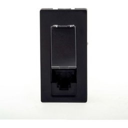 Tomada Dados Rj45 Cat.5 1m Preta 615045pt Pial Plus - 2