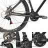 Bicicleta Aro 29 TSW Rava 21 Velocidades Relação Shimano Freio Hidraulico Preto com Cinza 19 - 2