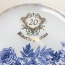 Prato porcelana Bodas de Porcelana 20 anos de casamento - 2
