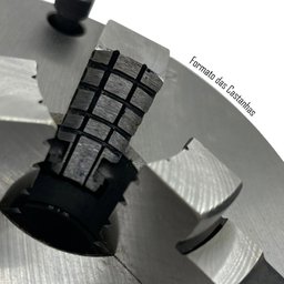 Placa para Retífica de Virabrequim 205mm/8' - 3 Castanhas - Aço - 4