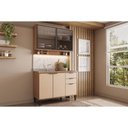 Ver imagem 3 de Cozinha Modulada Carraro Alpha Carraro 2 Peças Alpha C2P54 Freijo/Off White