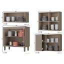 Ver imagem 4 de Cozinha Modulada Henn Connect 12 Peças (5 Armários + 3 Balcões + 1 Paneleiro + 3 Complementos) C12P0