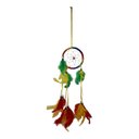 Ver imagem 1 de Filtro Dos Sonhos Colorido Decoração Casa Carro Penas 30 Cm