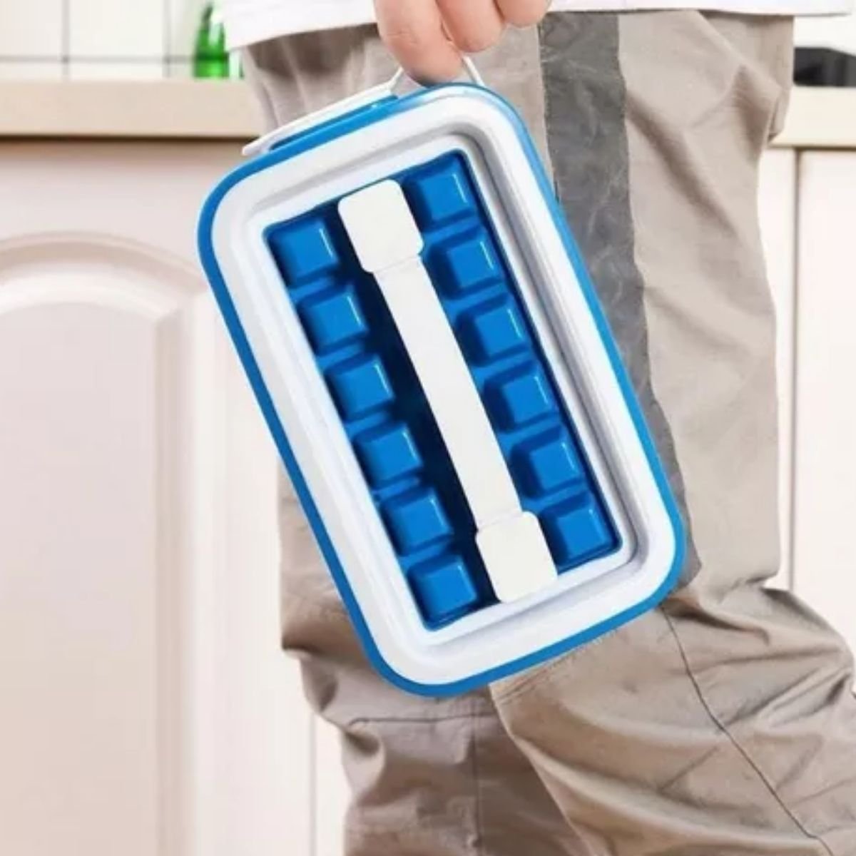 Forma de Gelo Portátl Silicone Ice Box Casa Xis - 5