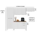 Ver imagem 3 de Cozinha Modulada Compacta em Aço 4 Peças 12 Portas 2 Gavetas Dobradiças Slow Motion Renova Itatiaia 