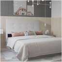 Ver imagem 3 de Cabeceira Queen 1,60m Berlim Corano Branco