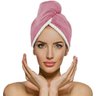 Touca para Cabelo Dupla Face Power Sec Antifrizz 28x64cm - Catran Rosa - 3