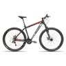 Bicicleta Aro 29 Byorn 21 Velocidades Index Freio a Disco Preto com Laranja 17 - 1