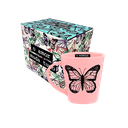 Ver imagem 1 de CANECA DROP ROSA - BORBOLETA