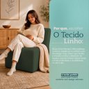Ver imagem 7 de Poltrona Decorativa Zoe Orgânica para Sala Recepção Hall Moderna Minimalista Luxo Linho Premium Easy