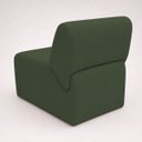 Ver imagem 4 de Poltrona Decorativa Zoe Orgânica para Sala Recepção Hall Moderna Minimalista Luxo Linho Premium Easy