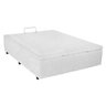 Cama Box Viúva com Baú Mega Colchões Branco com Pistão - 120x203 - 2