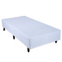 Ver imagem 1 de Cama Box Solteiro Americano Simples Mega Colchões Branco - 096x203