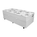Ver imagem 2 de Colchão Solteirão Mega Solteiro King Americano Mola Light Branco + - 096x203