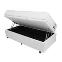 Ver imagem 1 de Colchão Solteirão Mega Solteiro King Americano Mola Light Branco + - 096x203