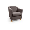 Ver imagem 3 de Kit com 2 Poltronas Reforçada e Confortável Tilla Linho