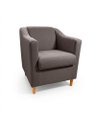 Ver imagem 3 de Kit com 2 Poltronas Reforçada e Confortável Tilla Linho