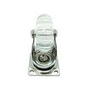 Ver imagem 2 de Rodizio Silicone (Gel) 50Mm Fix Chapa Plana 42 X 42 Sem Freio (Kit Com 4 Unidades)