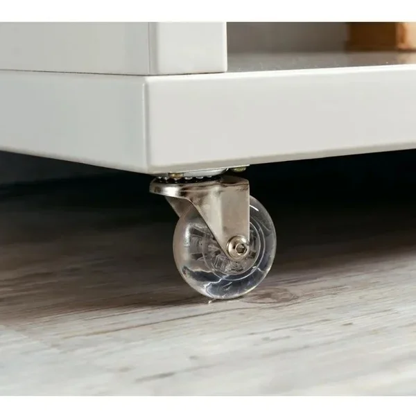 Rodizio Silicone (Gel) 50Mm Fix Chapa Plana 42 X 42 Sem Freio (Kit Com 4 Unidades) - 13