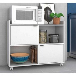 Balcão Multiuso - Bmu 170 - 2 Portas, 2 Nichos- Brv Móveis - 1