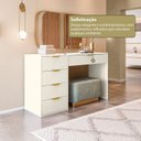 Ver imagem 6 de Aparador com 5 Gavetas e Porta Objetos Vita Yescasa Branco/Off White