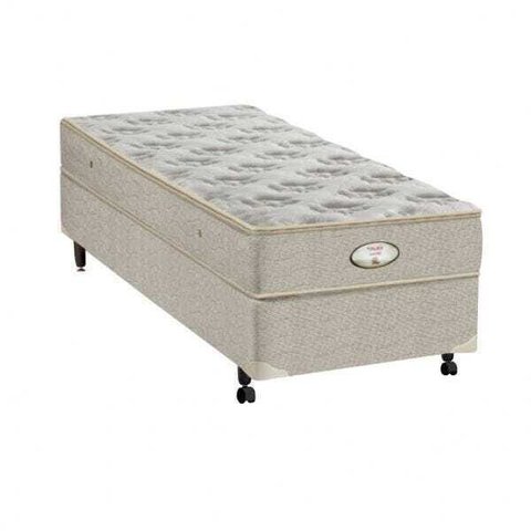 Cama Box com Colchão Solteiro Americano Flex Tenerife Bamboo Max Pt - 096x203