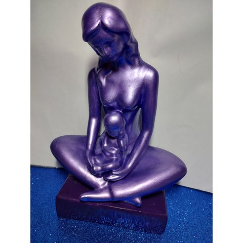 Imagem Colo de Mãe - a Mãe com o Bebê no Colo 25cm