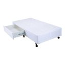 Ver imagem 2 de Cama Box Mega Colchões Branco com Gavetão - 096x203 - Solteiro Americano